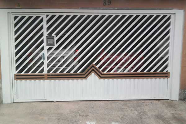 Portão tubular - modelo 13