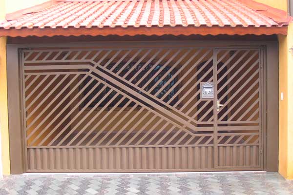 Portão tubular - modelo 21