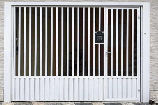 Portão tubular - modelo 4