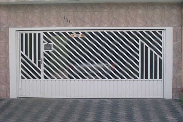 Portão tubular - modelo 7